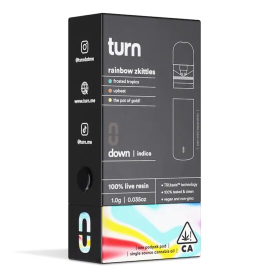 Turn Pods – Rainbow Zkittles 1G Pod