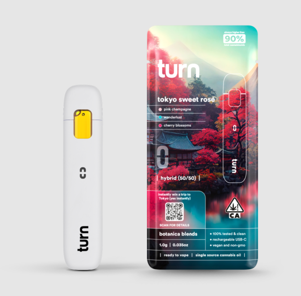 Turn Carts Disposable – Tokyo Sweet Rose